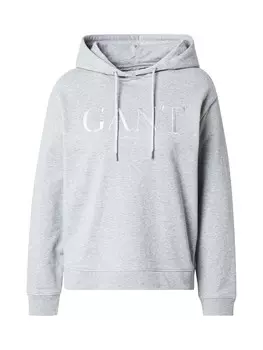 Толстовка GANT, цвет Light grey/mottled grey
