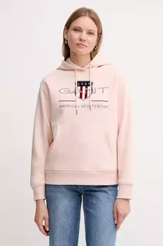 Толстовка Gant, розовый
