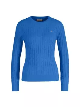Толстовка Gant Strickpullover, цвет Blau (Greece)