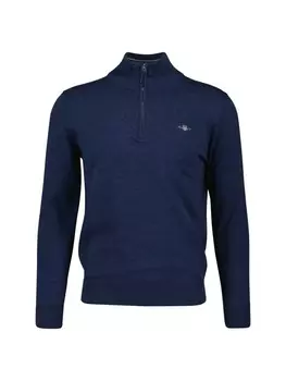 Толстовка Gant Strickpullover, цвет Jeansblau Melange