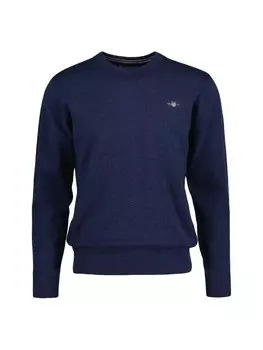 Толстовка Gant Strickpullover, цвет Jeansblau Melange