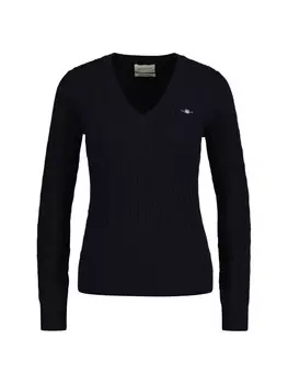 Толстовка Gant Strickpullover, синий