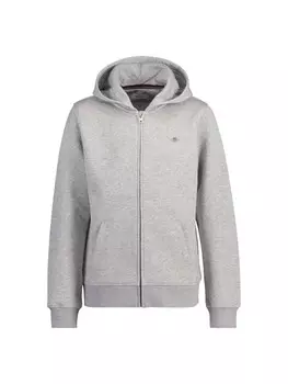 Толстовка Gant Sweatjacke, серый