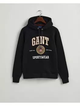 Толстовка Gant Sweatshirt, черный