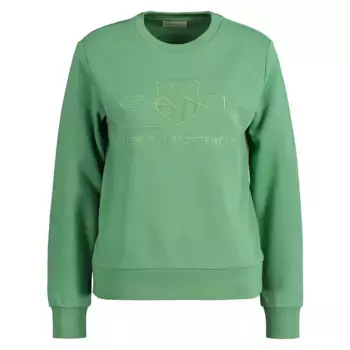 Толстовка Gant Tonal Archive Shield, зеленый