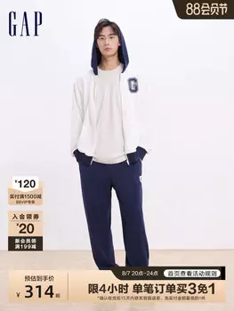 Толстовка Gap Big G с капюшоном, темно-синий