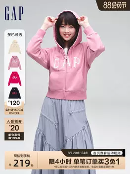Толстовка Gap с логотипом, розовый