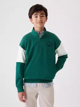Толстовка GAP Sweatshirt, зеленый