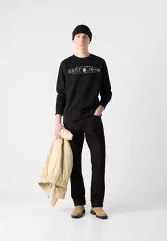 Толстовка GRAPHIC C NECK GANT, черный