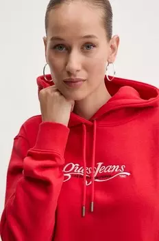 Толстовка Guess Jeans, красный
