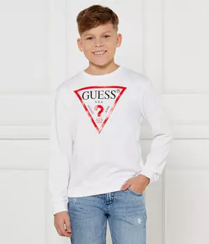 Толстовка Guess Regular Fit, белый