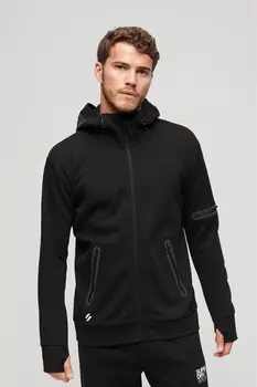 Толстовка Gymtech на молнии Superdry, черный