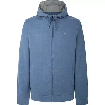 Толстовка Hackett Soft Full Zip, синий