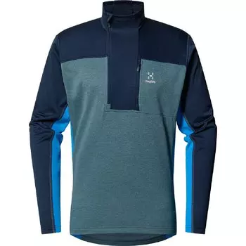 Толстовка Haglfs ROC Flash Mid Half Zip, синий