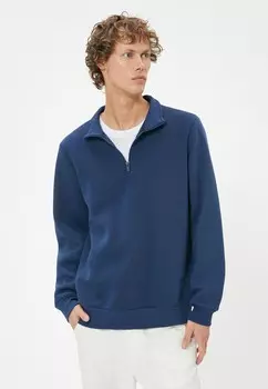 Толстовка HALF ZIPPER Koton, темно-синий