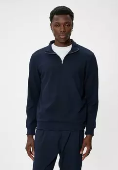 Толстовка HALF ZIPPER Koton, темно-синий
