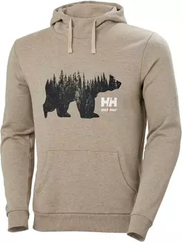 Толстовка Helly Hansen Hoodie, коричневый