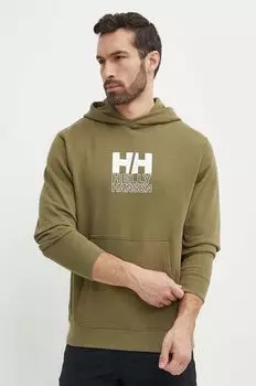 Толстовка Helly Hansen, зеленый