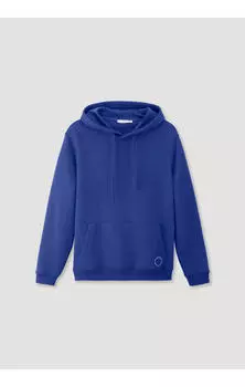 Толстовка Hessnatur Sweat Hoodie, цвет ultramarine