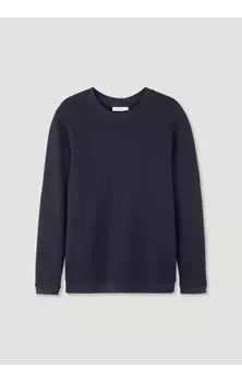 Толстовка Hessnatur Waffelpiqu Pullover, морской