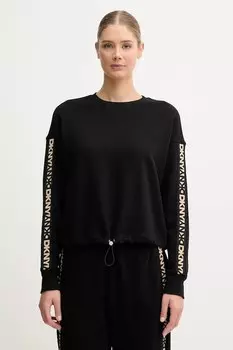Толстовка хлопковая Dkny, черный