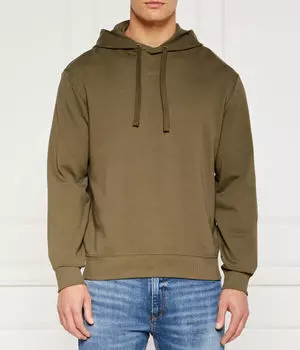 Толстовка Hugo Dapo Regular Fit, зеленый