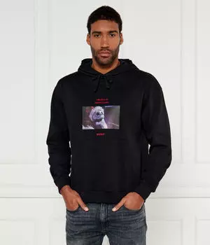 Толстовка Hugo Diskellington Regular Fit, черный