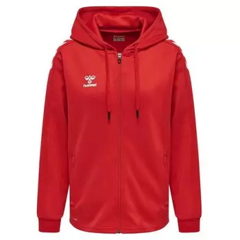 Толстовка Hummel Core XK Poly Full Zip, красный