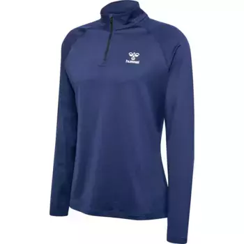 Толстовка Hummel Sprint half zip, синий