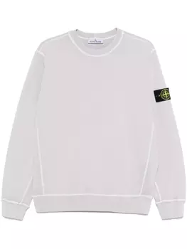 Толстовка из флиса «Мальфиле» с эффектом «старины» Stone Island, фиолетовый