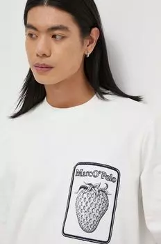 Толстовка из хлопка Marc O'Polo, бежевый