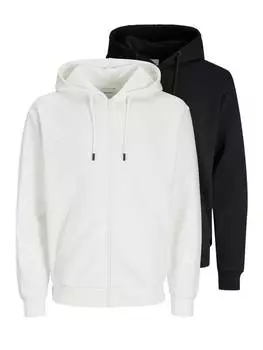 Толстовка Jack & Jones, черный/белый