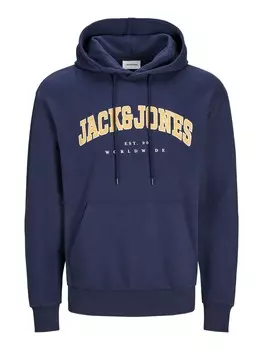 Толстовка JACK & JONES JJECaleb, темно-синий