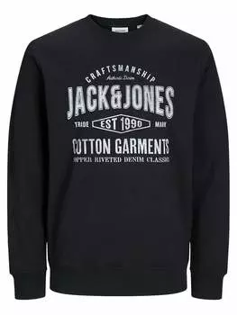 Толстовка Jack & Jones Sweatshirt Jeans, черный