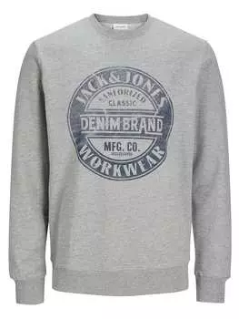 Толстовка Jack & Jones Sweatshirt Jeans, светло-серый
