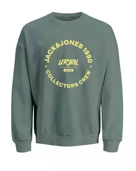 Толстовка JACK & JONES, зеленый