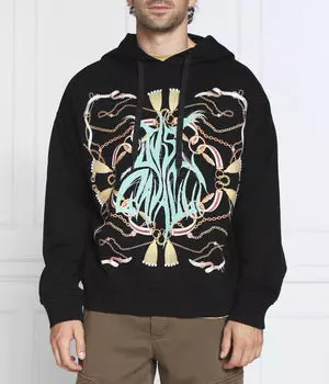 Толстовка Just Cavalli с принтом, черный