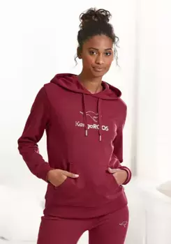 Толстовка KangaROOS с карманом-кенгуру, одежда для отдыха, костюм для отдыха, красный