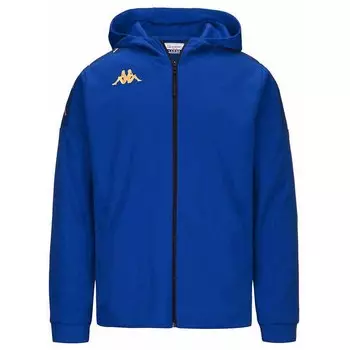 Толстовка Kappa Grevolo Full Zip на молнии с капюшоном, синий