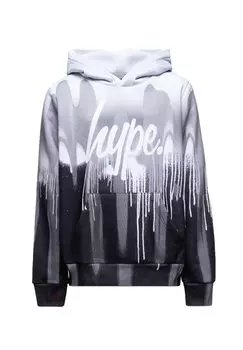 Толстовка Kapuzen Gradient Drips Mini Script Hype, черный