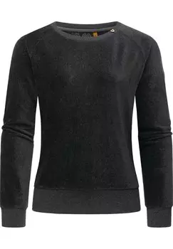 Толстовка KAPUZENSWEATSHIRT JOHANKA VELVET Ragwear, цвет dark grey