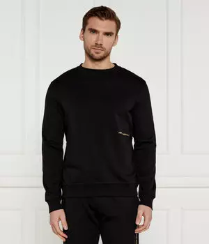 Толстовка Karl Lagerfeld Regular Fit, черный / золотой