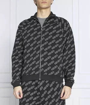 Толстовка Kenzo Regular Fit с логотипом, черный