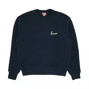 Толстовка Kenzo Weave Classic Sweatshirt, синий