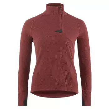 Толстовка Klttermusen Huge Half Zip, красный