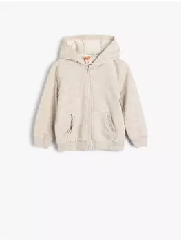 Толстовка KOTON, цвет beige melange