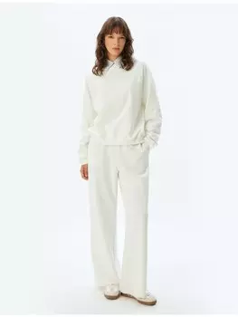 Толстовка KOTON Sweatshirt, белый