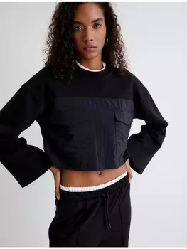 Толстовка KOTON Sweatshirt, черный