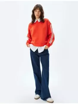 Толстовка KOTON Sweatshirt, красный