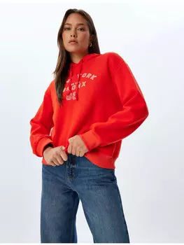 Толстовка KOTON Sweatshirt, красный
